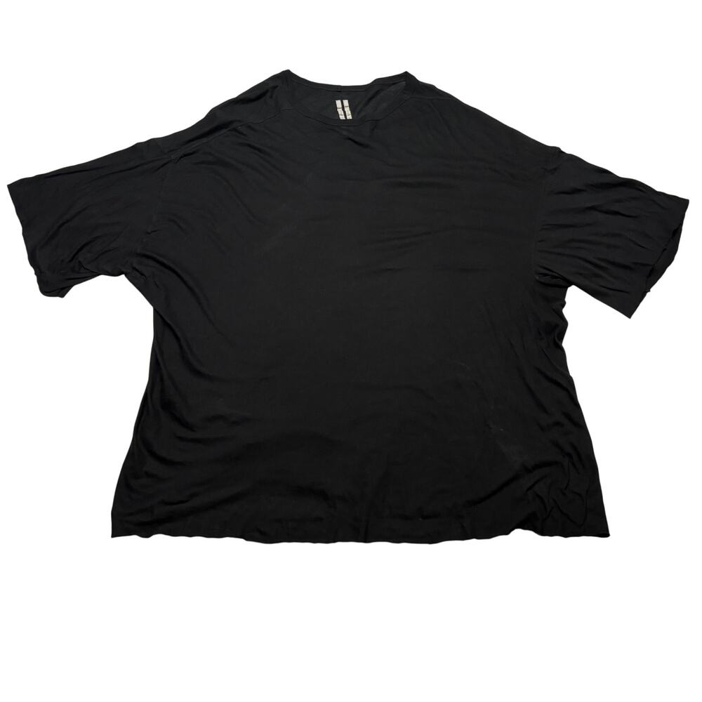 Rick Owens SS23 EDFU Runway Unstable Cotton Oversized T Shirt Women's OS Luxury